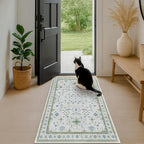 Blue and Green Washable Rugs 3x4 - Image 3