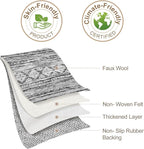 Nakagishi 9x12 Area Rugs Living Room: Washable Large Neutral Soft Rug Stain - Image 9
