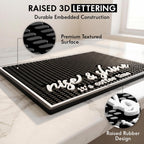 Coffee Bar Mat, Rise and Shine - Coffee Bar Accessories, Station, 18x12