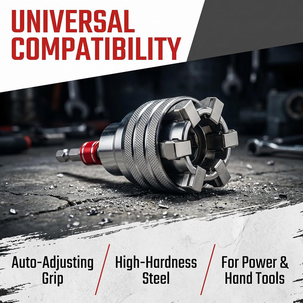 Fenteer 2 Pack Universal Socket Wrench Set 10–19mm Self-Adjusting