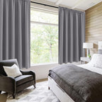 DWCN Blackout Curtains for Bedroom – Rod Pocket Thermal Insulated Noise - Image 2