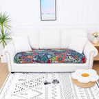 Smiry Printed Couch Cushion Covers, Stretch Soft Couch Covers - Image 5