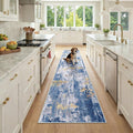 Washable Area Rugs 2x9 Non-Slip Modern Abstract Soft by RELEANY