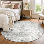 Washable Area Rugs 4ft Non-Slip Modern Abstract Soft - Image 3