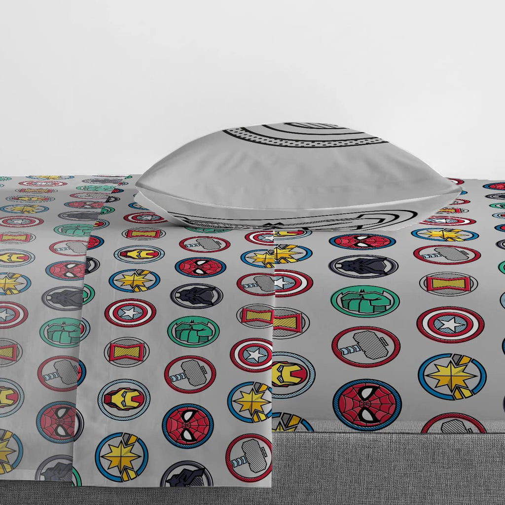 Marvel Avengers Iron Man Twin Comforter Set 5 Piece Kids Bedding, Multi
