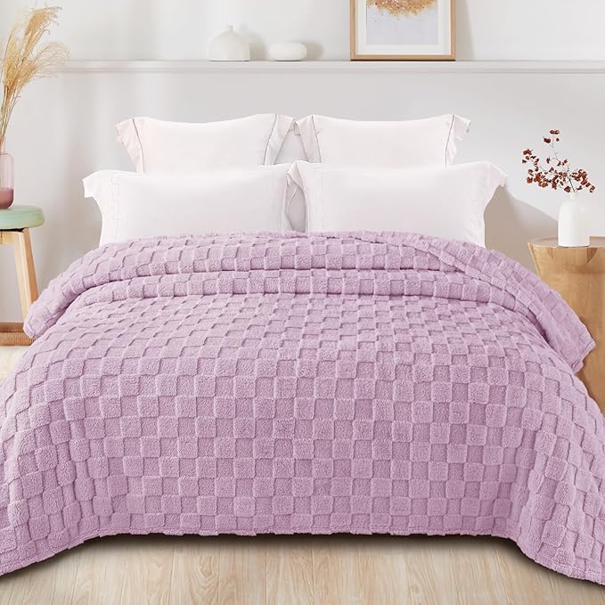 Exclusivo Mezcla Queen Size Flannel Fleece Blanket, Super Soft and Warm - Image 3