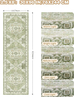 Kitchen Runner Rug Non Slip Washable 2.5x8, Soft Low Pile Entryway Rug Runners - Image 2