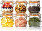 Large Glass Storage Containers with Airtight Lids 78oz 3 Pack