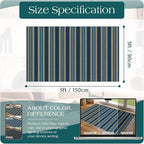 3x5 Striped Entry Rug - Image 7