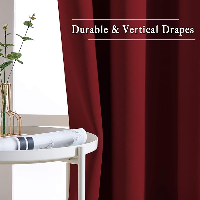 NICETOWN Blackout Curtains 63 inches Long - Image 5