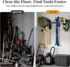 Garage Wall Organizer, 49.5-Inch Tool Rack, 510 lb Capacity