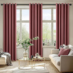 MIULEE Dusty Rose Blackout Curtains - Image 6