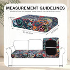 hyha 14Pcs Patio Cushion Covers, Stretch Outdoor Couch Cushion Covers - Image 2