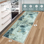 Runner Rug for Hallways Kitchen 2'6"x8' Washable Non Slip: Carpet Non Skid 8ft - Image 2
