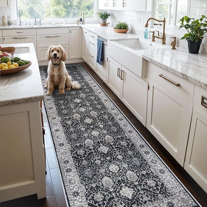 Hallway Washable Runner Rug by HYHAOYUNLAI