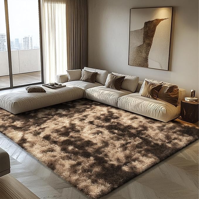 Shag Area Rug for Bedroom 4x6, Fluffy Area Rugs for Living Room, Soft Fuzzy Rug - Image 8