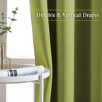 NICETOWN Room Darkening Kitchen Curtains - Image 5