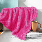 Exclusivo Mezcla Plush Fuzzy Fleece Throw Blanket Extra Large, Super Soft - Image 4
