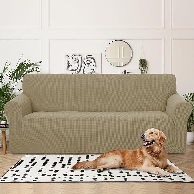 U-NICE HOME 4 Seater Stretch Couch Cover Sofa Cover Washable Sofa Slipcover - Image 2
