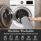 RESARE Waffle Bathroom Runner Rugs, Super Absorbent Bath Mat Non Slip Washable - Image 6