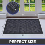 Mibao Front Door Mat, Heavy Duty Durable Welcome Mat - Image 2