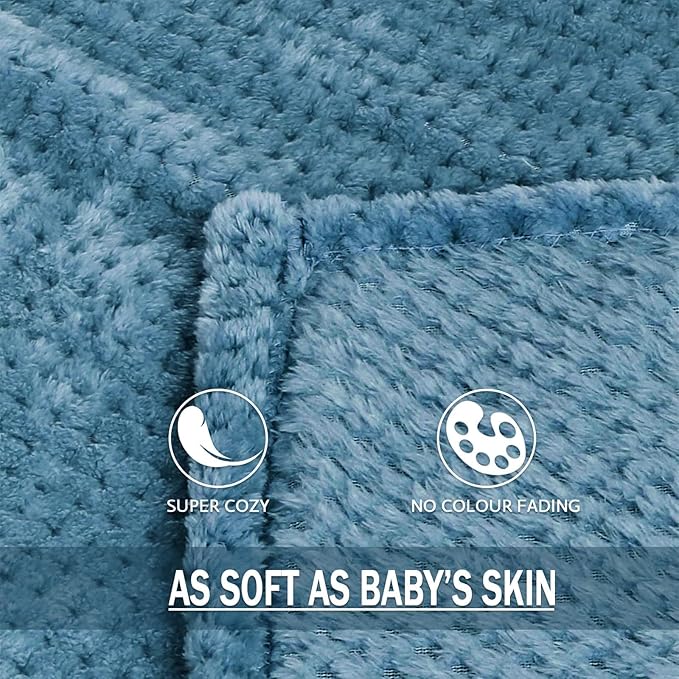Exclusivo Mezcla Fleece Throw Blanket Extra Large, Super Soft and Warm Blankets - Image 7