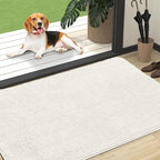 OLANLY Dog Door Mat for Muddy Paws 47x32, Absorbs Moisture and Dirt, Absorbent by OLANLY