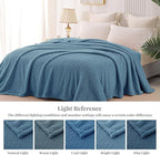 Whale Flotilla Extra Large Fuzzy Fleece Throw Blanket - Image 6