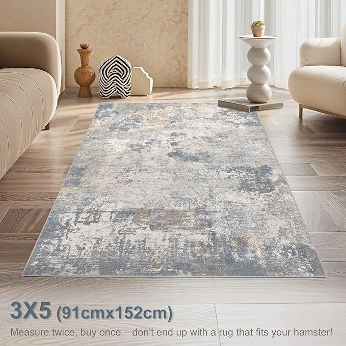 UERMEI 3x5 Area Rug Living Room Rugs - Image 2