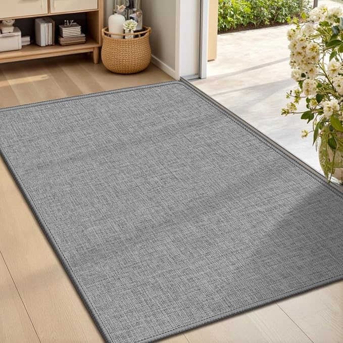 LEKEEPGO Ultra Thin Indoor Door Mat 24"x36", Low-Profile Door Mat Indoor by LEKEEPGO