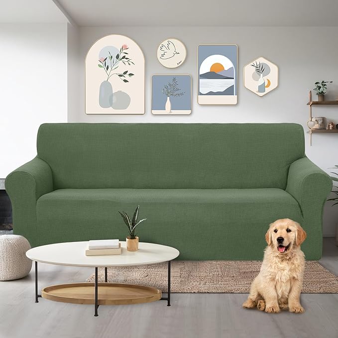 U-NICE HOME Stretch Couch Cover Sofa Cover Washable Sofa Slipcover Furniture - Image 2