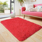 Pionblank Fluffy Small Rug for Bedroom 2x3 Feet, Shag Soft Area Rug for Bedside - Image 2