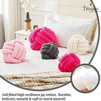 Uvvyui Knot Pillow Ball, Soft Home Decorative Pillows, Round Throw Pillow - Image 3