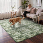 Ophanie Green and White Area Rugs - Image 5