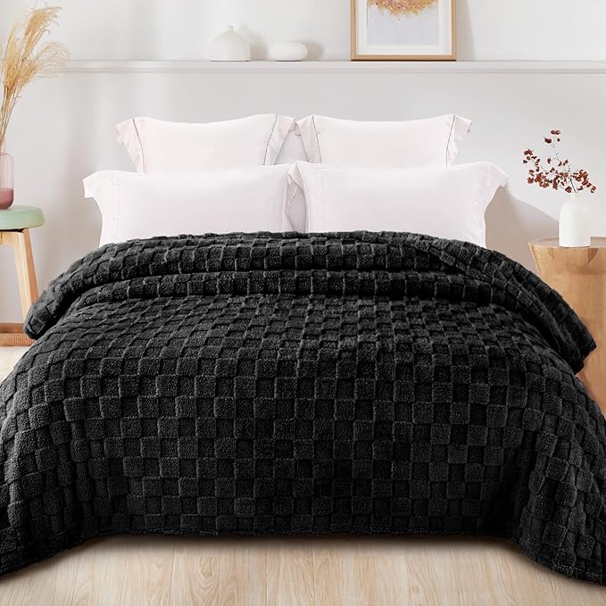 Exclusivo Mezcla King Size Flannel Fleece Blanket, Super Soft and Warm - Image 3