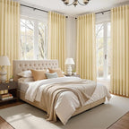 Nanspring Cream Yellow Curtains 120 Inches Long - Image 8