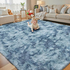 Rugs for Living Room 6x9, Alfombras para Salas Shag Large Plush Soft Area Rug by Junhejiamei