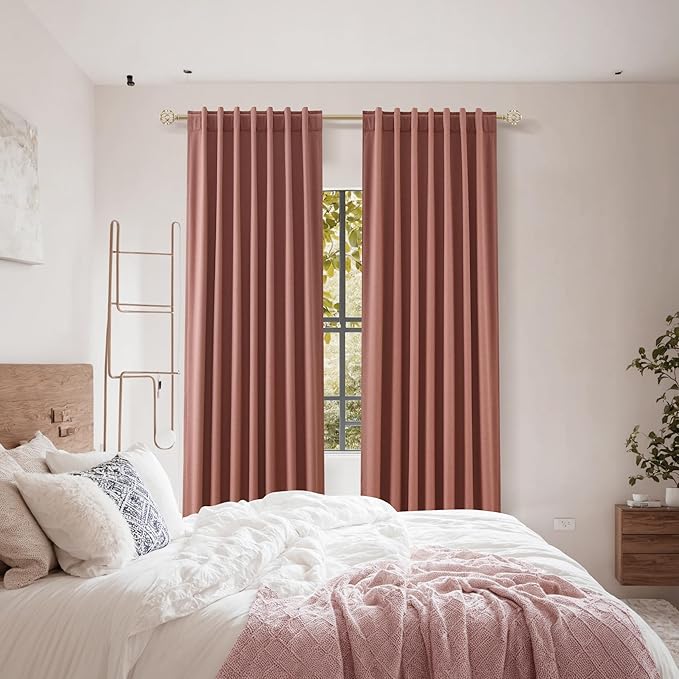 Guken 100% Blackout Curtains 63 Inch Length 2 Panels Set - Image 8