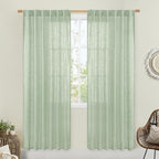 LAMIT Fresh Green Linen Curtains by LAMIT