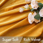 MIULEE Velvet Curtains 108 inches Long 2 Panels - Image 4