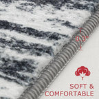 KOZYFLY Modern Abstract Small Area Rugs, 2x3 Washable Kitchen Rug Non-Slip Soft - Image 4