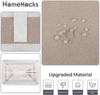HomeHacks 2 Pack Large Laundry Baskets, Laundry Hampers Bags (Khaki 75Lx2)