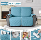 TAOCOCO 100% Waterproof Loveseat Recliner Cover, Non Slip Split Recliner Couch - Image 6