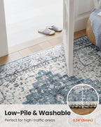 AMADA HOMEFURNISHING 2x3 Washable Area Rug, Low-Profile Entryway Rug - Image 5