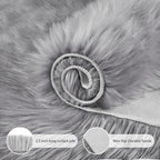 Ciicool Fluffy Area Rug, Thick Fuzzy Shag Rug Furry Nursery Rug Plush Indoor - Image 6