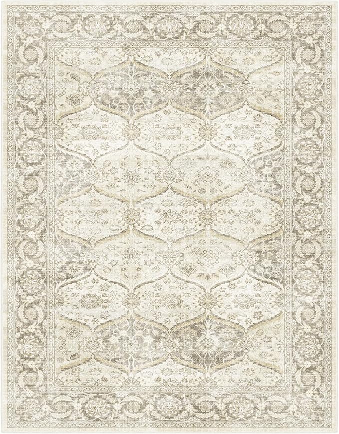 7x9 Machine Washable Non Slip Vintage Area Rugs - Image 3