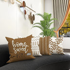 YCOLL Pillow Covers 20x20 Set of 4, Modern Sofa Throw Pillow Cover, Decorative - Image 2