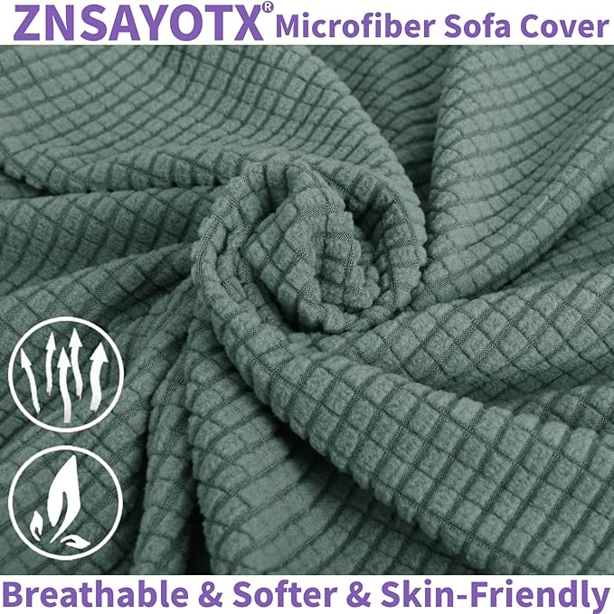 ZNSAYOTX Super Stretch Chair Slipcover Universal Sofa Chair Covers - Image 8