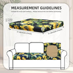 8Pcs Stretch Patio Cushion Covers, Outdoor Couch Covers Replacement, Outdoor - Image 2
