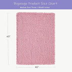 Bigacogo Chunky Knit Throw Blanket - Image 2
